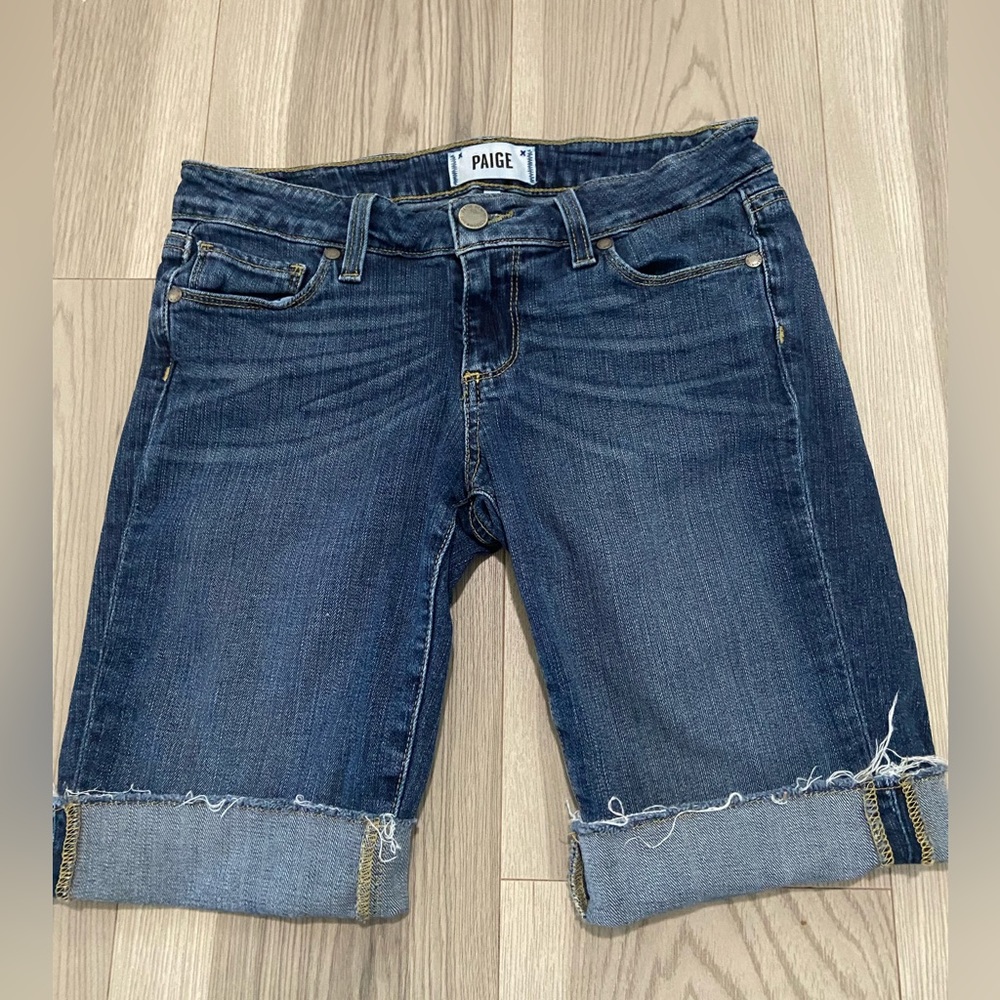 Paige Denim Bermuda Shorts Size 24